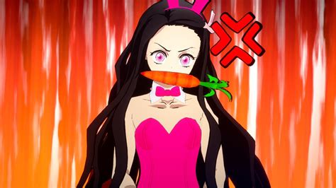 nezuko nsfw|Bunny Nezuko trying to dance by NekoNikoFox :。